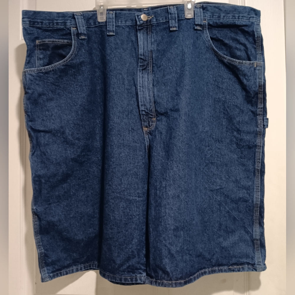 Wrangler Relaxed Fit Cargo Denim Shorts Size 46 Inseam 10"